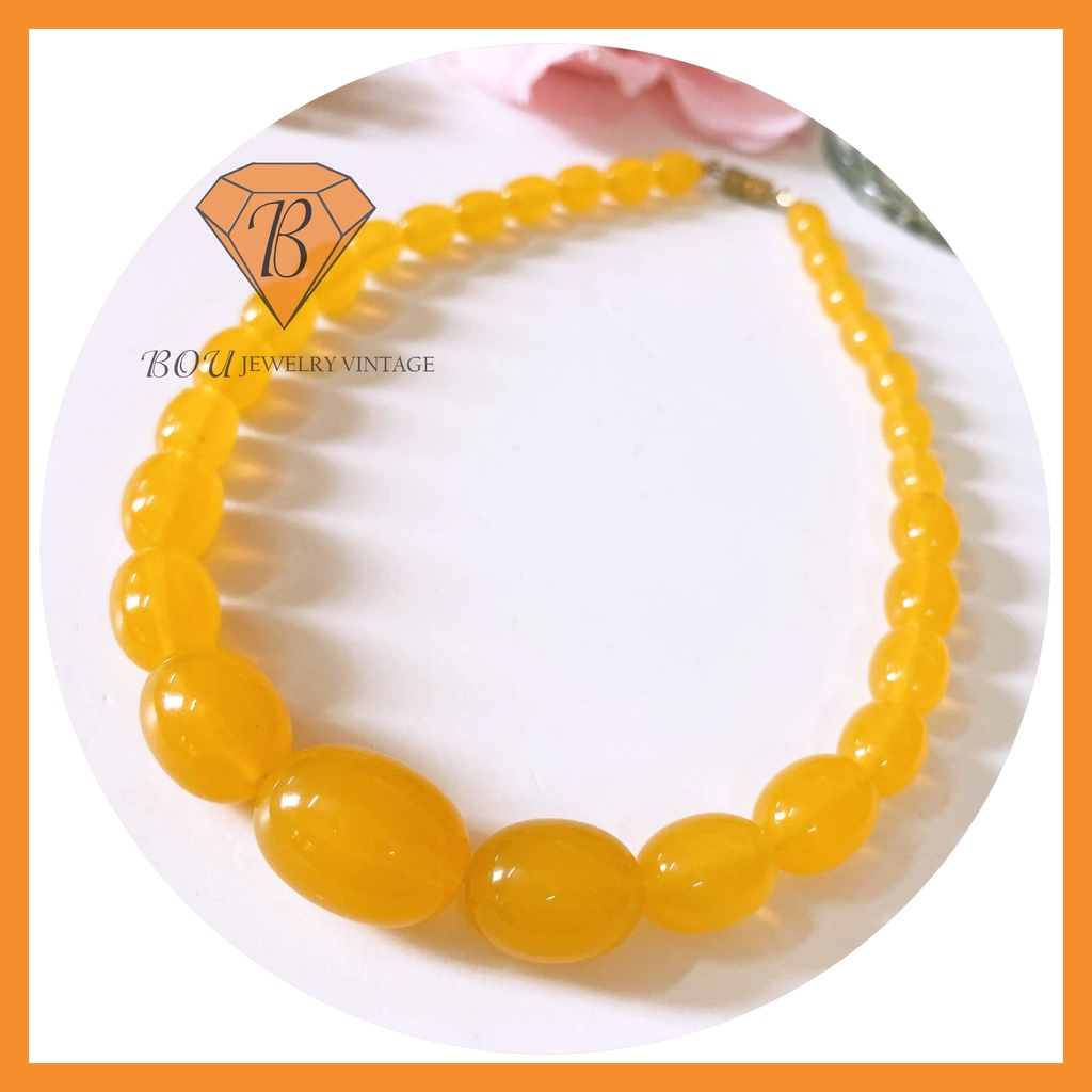 VÒNG CỔ SECONDHAND TRANG SỨC SI NHẬT BẢN BOU JEWELRY VINTAGE MÃ VC269