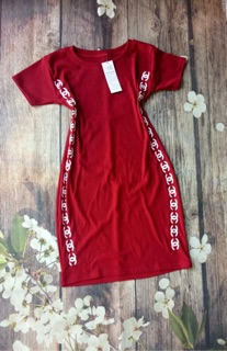Đầm body thun gân (ảnh thật )