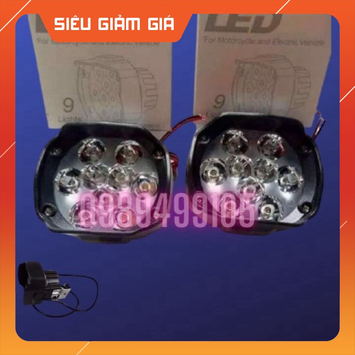 SHOP XE ĐẠP ĐIỆN THẢO TÍN_ Đèn led siêu sáng 7 bóng Cam kết uy tín