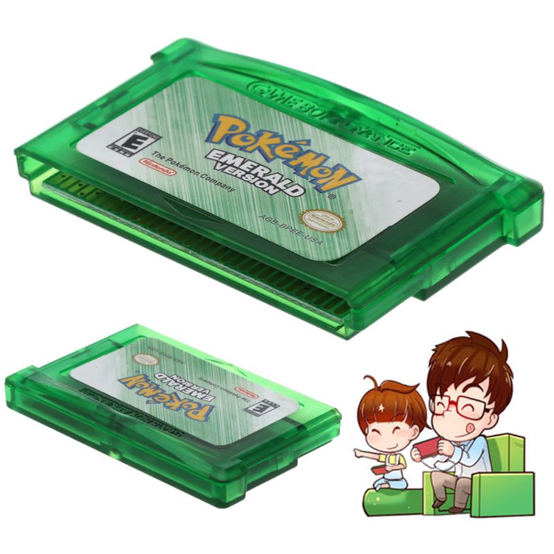 Fan Advance Gameboy Cartridge Game Card For Pokemon NDSL/GBC/GBM/GBA/SP 5 Styles