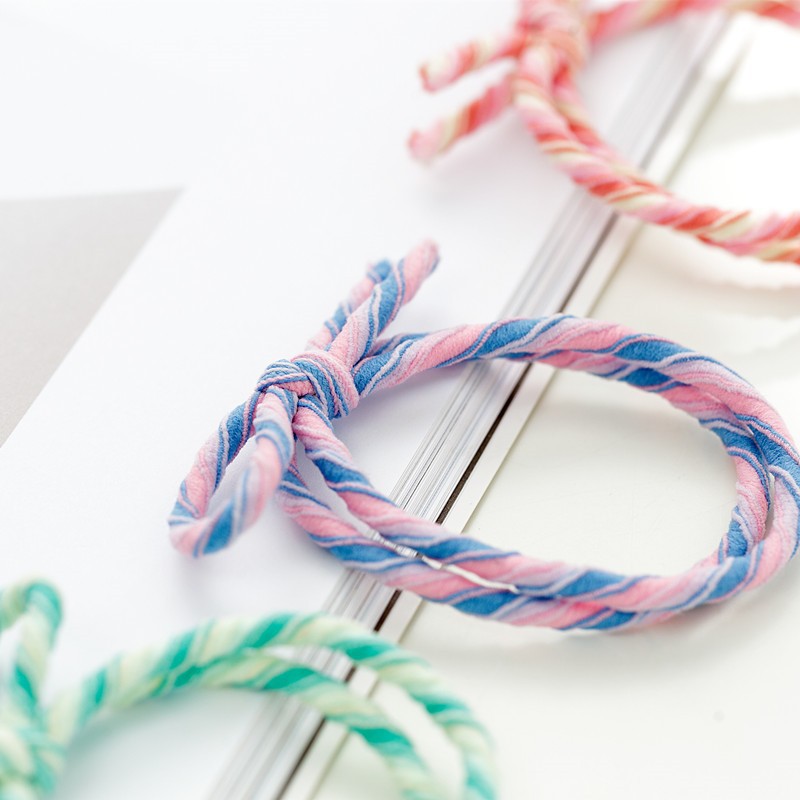 Dây Buộc Tóc Nhiều Lớp Hình Que Kem B445