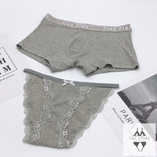[Ảnh thật] Quần lót đôi thun gân sexy