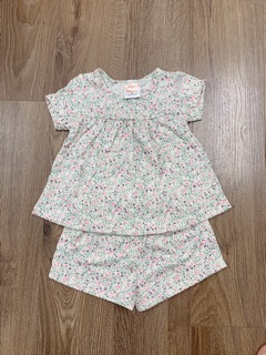 Bộ cộc tay Jumping beans bé gái