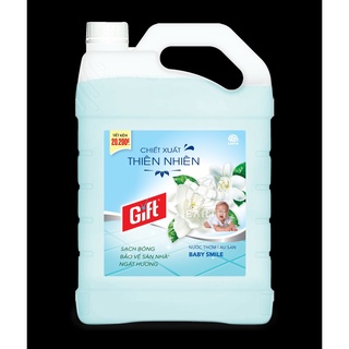 Nước lau sàn Gift Tinh chất Thiên Nhiên _ can 3,8 kg (Nhiều mùi hương) - inbox chọn mùi .