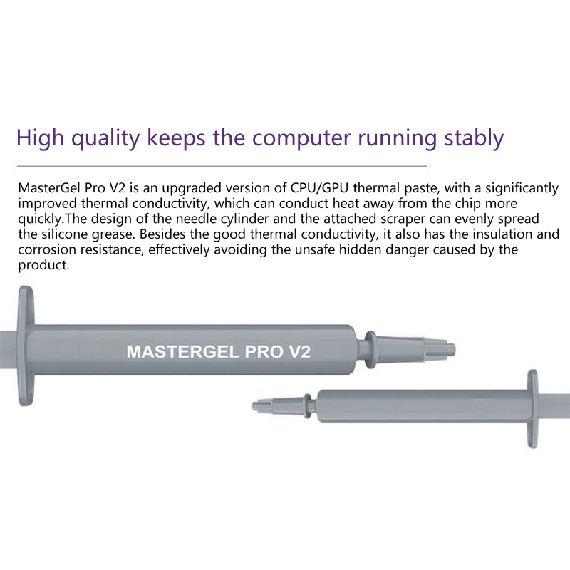 Mỡ Silicone Tản Nhiệt Mastergel Pro V2 Cho CPU GPU Processor