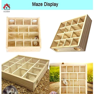 Đồ Chơi Mê Cung Gỗ Cho Chuột Hamster