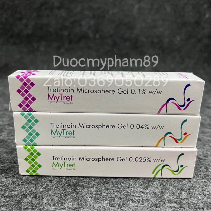 Mytret gel 0.025% .0.04% .0.1% chống lão hoá