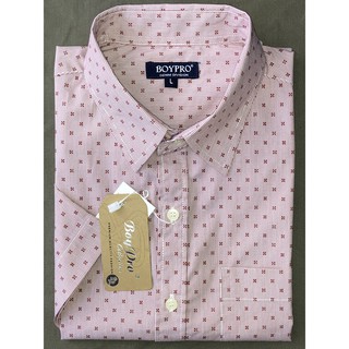 [GIẢM 30K CHO ĐƠN >=250K] Áo Sơ Mi Hoa Văn Vạt Ngang BP045 (Hồng Họa Tiết)