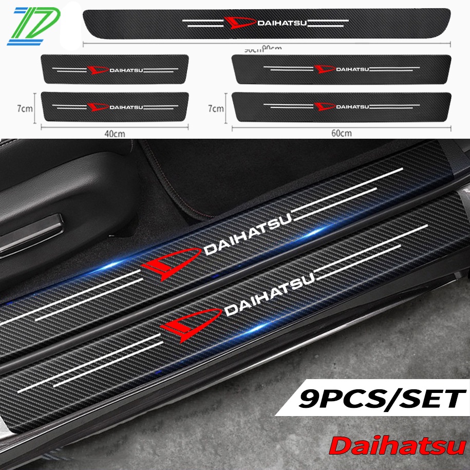 Miếng Dán Cửa Xe Hơi Bằng Sợi Carbon Cho Daihatsu Daihatsu Rocky Taruna Ayla Ceria Classy Taft Sigra Xenia
