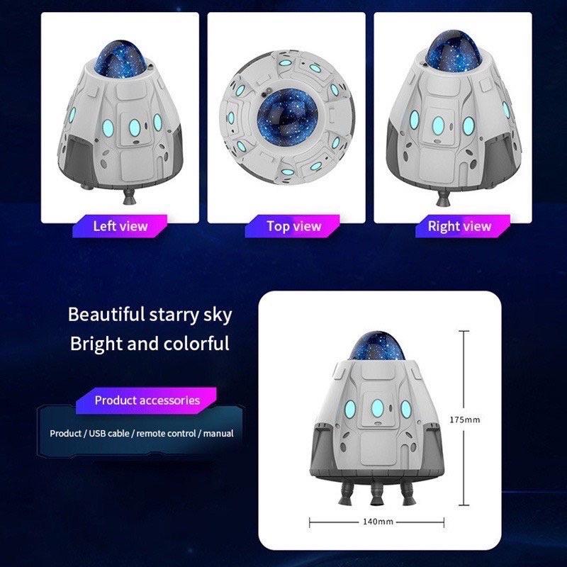 Đèn Nền Thiên Hà Lốc Xoáy V10+ Trang Trí Phòng Ngủ Phòng Bay…