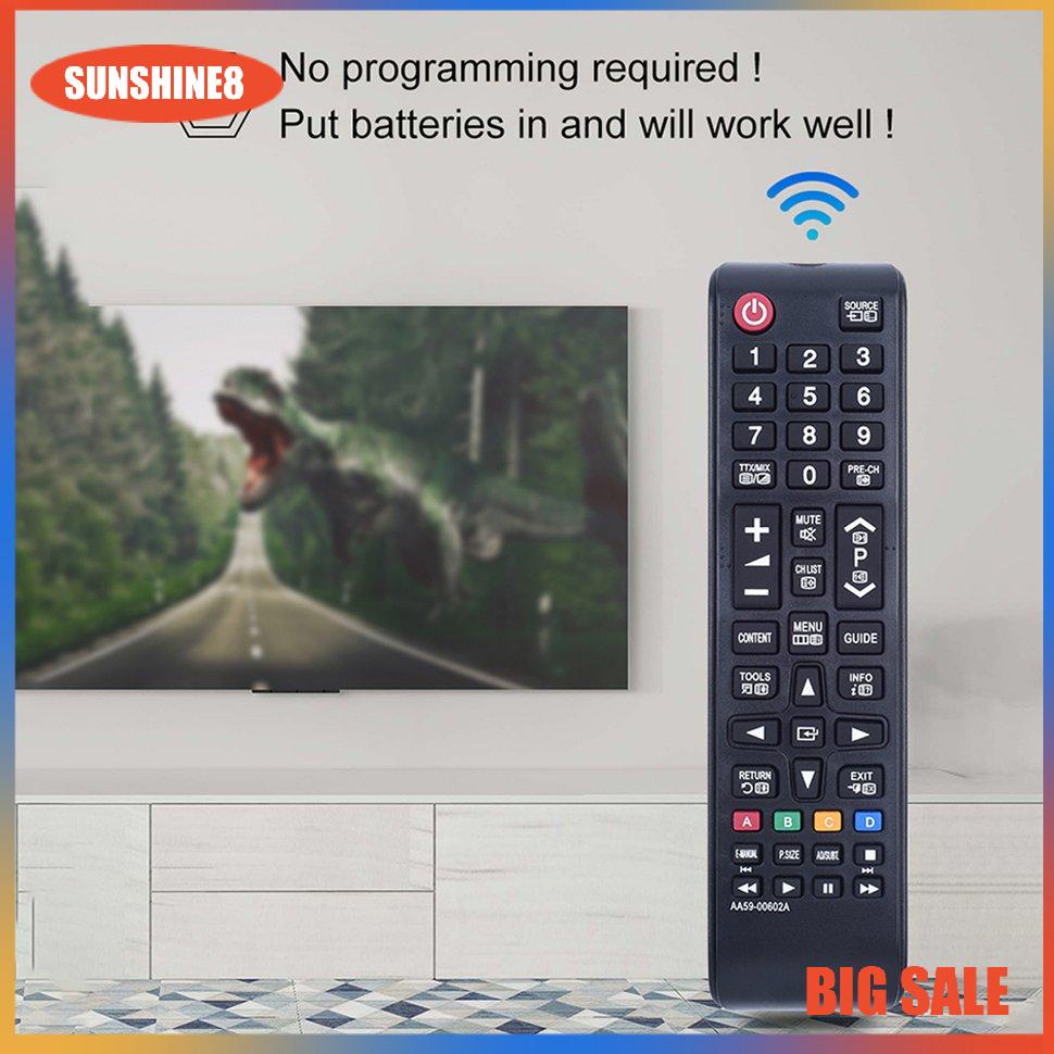 【SUN】Tv Remote Control Aa59-00602A Aa59-00496A For Lcd Led Smart Tv For Samsung