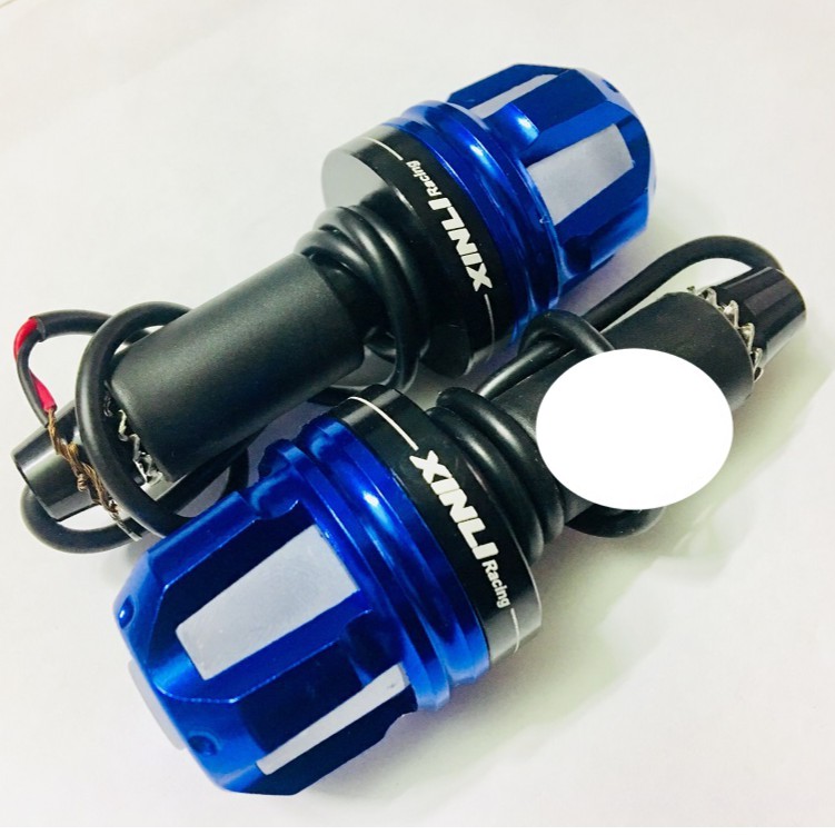 Gù tay lái đèn Led 5 cạnh gắn các loại xe máy,moto,pkl