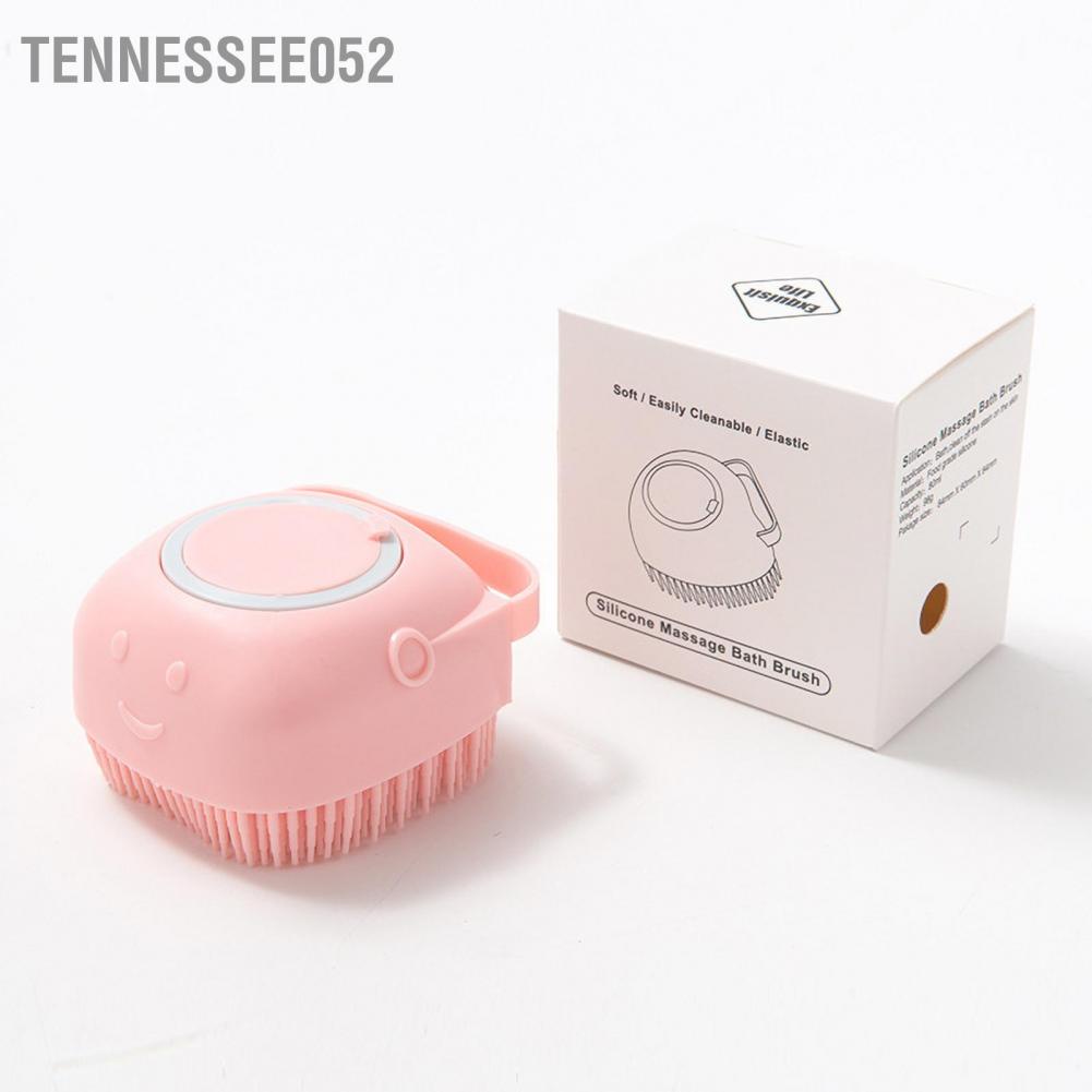 Bàn chải silicon 498 lông mịn massage tắm chống trượt cho thú cưng chó mèo