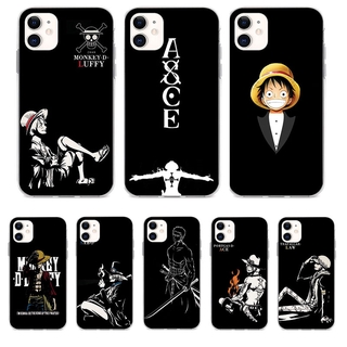 Ốp Điện Thoại TPU Mềm Họa Tiết One Piece Cho iPhone 11 / 11Pro / 11 Pro Max / X / XS / XR / XS Max Đen