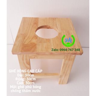 [HCM]Sỉ lẻ ghế xông vùng kín cao cấp bằng gỗ
