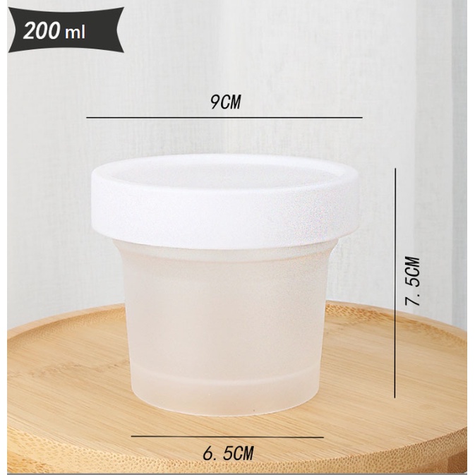 15 hủ Hũ nhựa cứng thần thánh đựng Kem, Chè, Rau Câu, Trà Sữa