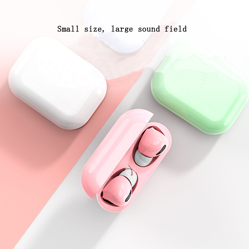 Tai Nghe Bluetooth Thế Hệ Thứ Ba Macaron Color In-ear Tws Không Dây Bluetooth 5.0 Loại Bỏ Tiếng ồn Với âm Trầm Nặng Tai Nghe Bluetooth Chất Lượng Cao