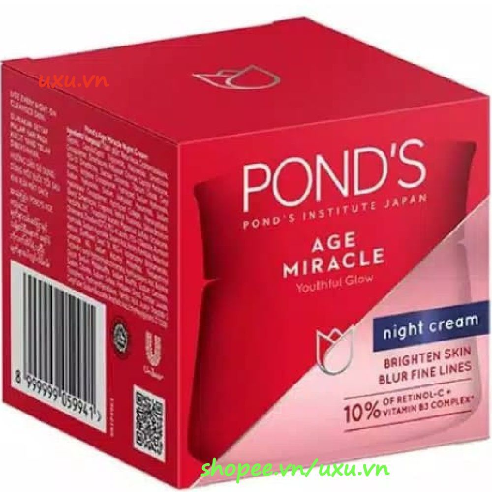 Kem Ngăn Ngừa Lão Hóa 50g Ban Đêm Ponds Age Miracle, Với uxu.vn Tất Cả Là Chính Hãng.