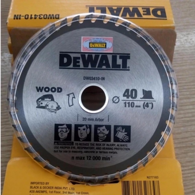 Lưỡi cưa gỗ Dewalt DW03410 110mm