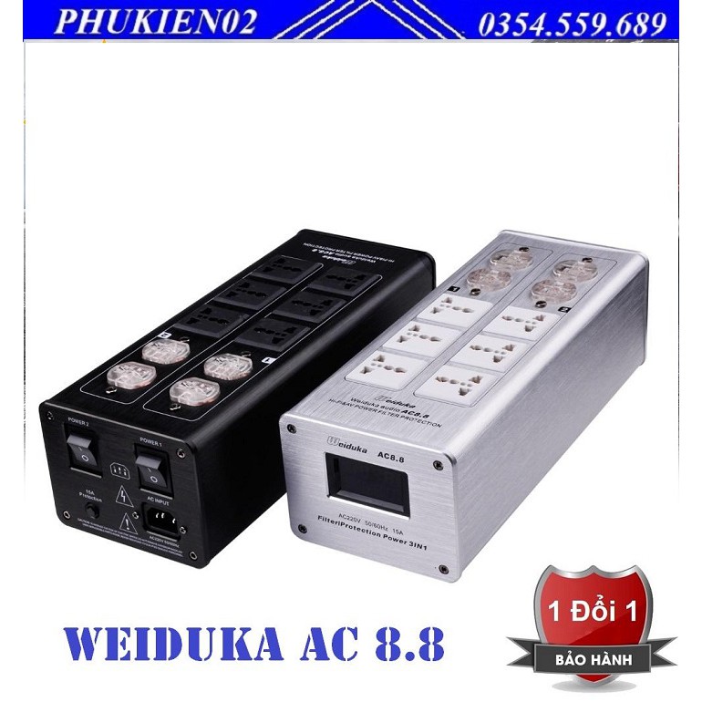 BỘ LỌC NGUỒN ĐIỆN SẠCH AUDIO WEIDUKA AC 8.8