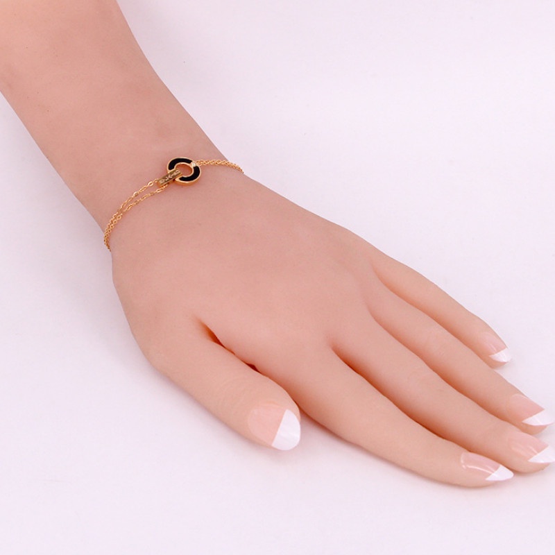 Lắc Tay Khoen Tròn Titan Ko Han Rỉ TT 3826