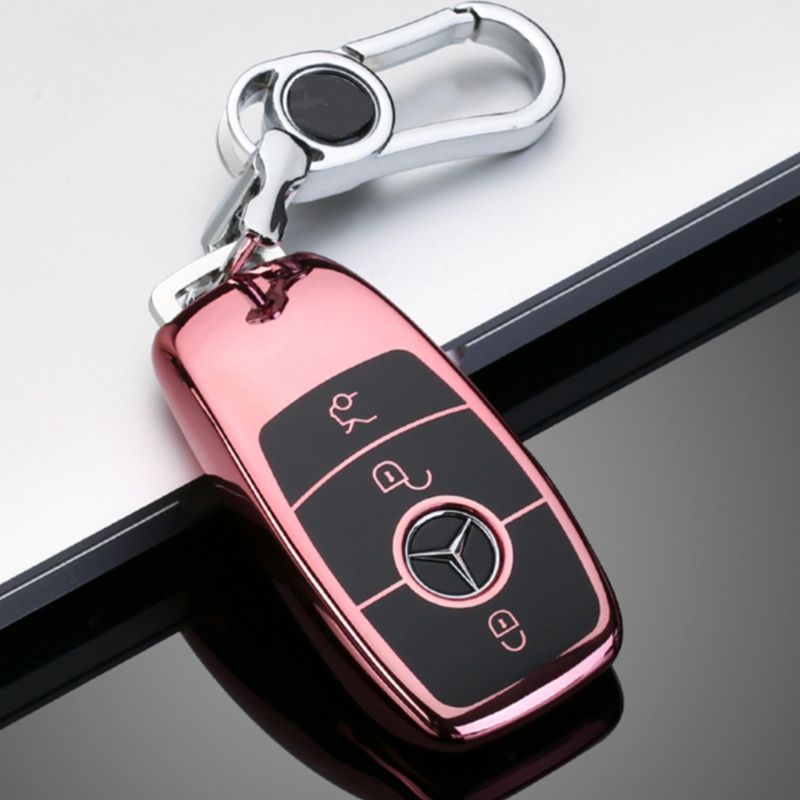 Ốp Khoá Mercedes Benz Ốp Chìa Khoá Mercedes Mẫu Mới 2022 Vỏ Chìa khoá Bao Da Chìa Khoá