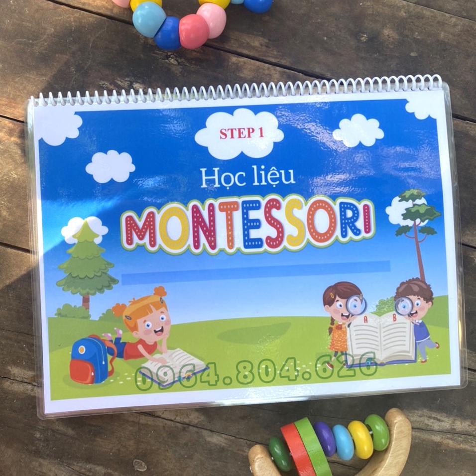 Học liệu montessori Đồ chơi giáo dục sớm phát triển trí não cho trẻ sơ sinh tranh kích thích thị giác bóc dán cho bé3047