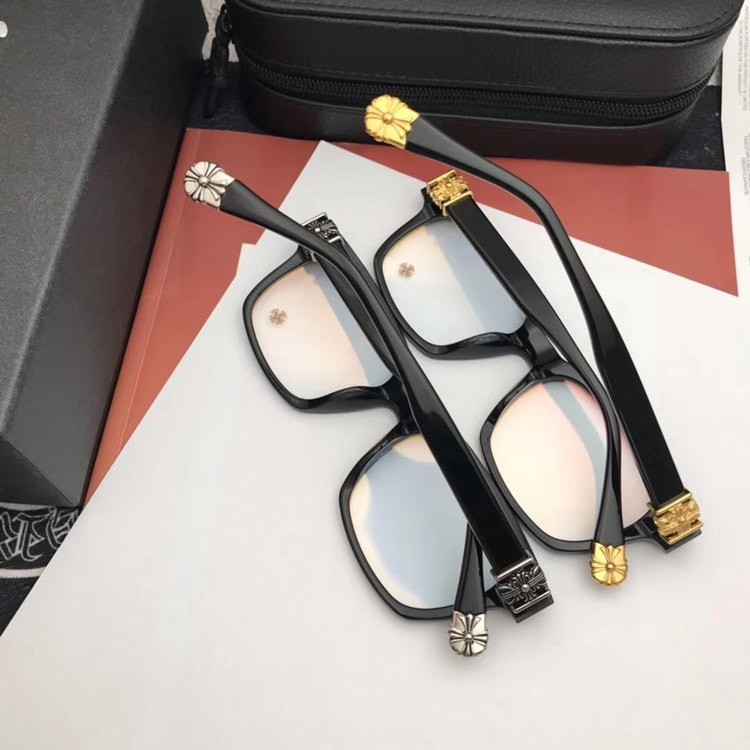 Gọng kính nam nữ Chrome Heart SHAGSS  mắt râm có thể tháo rời , Kính mắt thời trang,Tặng mắt cận khi mua gọng kính