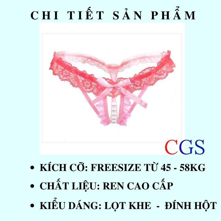 Quần lót xẻ đáy nữ cao cấp đính hột xinh xắn quyến rũ TL064 – Con Gái Store
