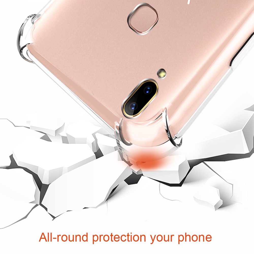 Ốp điện thoại mềm chống sốc bảo vệ cao cấp cho Vivo V9 V7Plus X21 Y75 Y79 Y93 Y55 Y71
