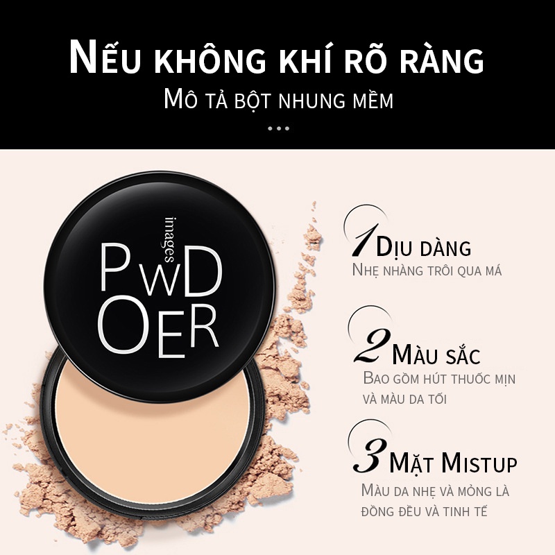 Phấn phủ Images mềm mịn lâu trôi phấn phụ bột mịn,phấn nền kèm dầu ,Tông nhẹ dàng tự nhiên-XXM69831-1