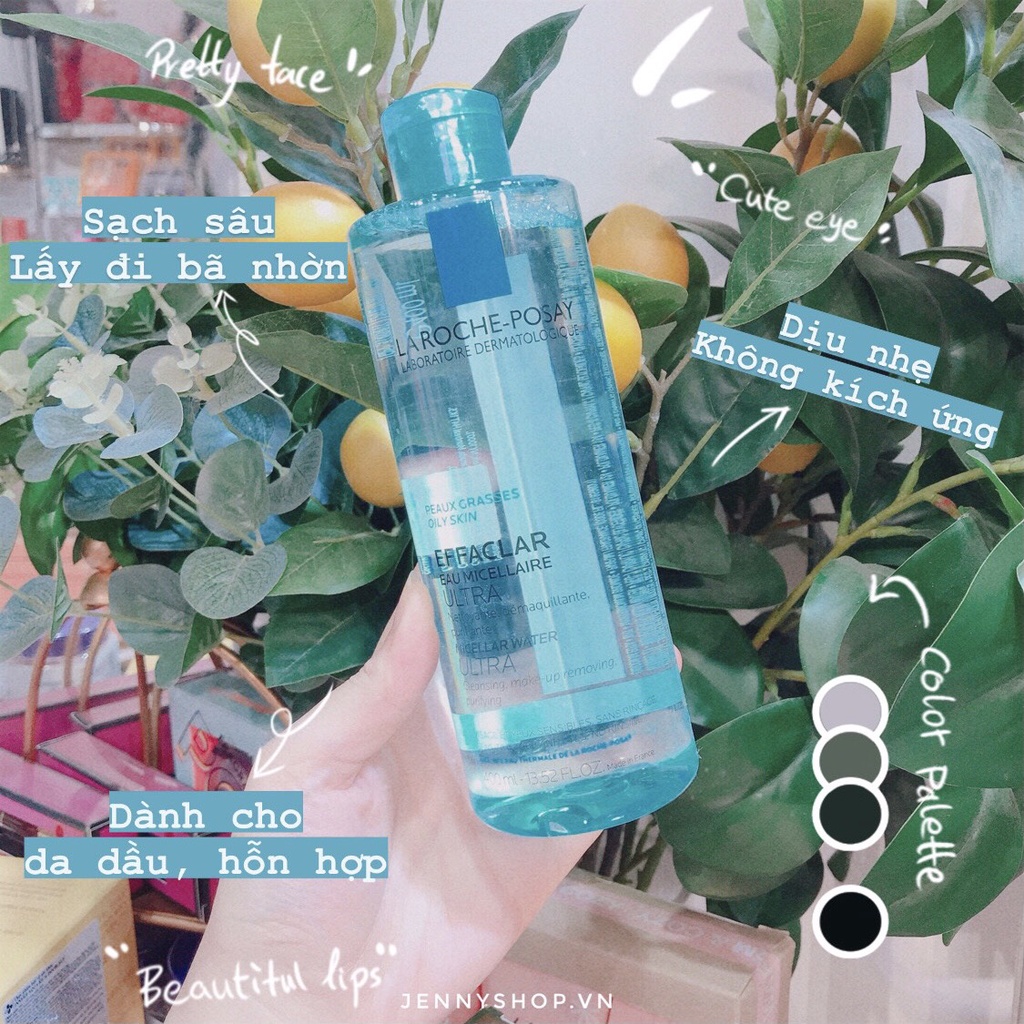 Sữa Rửa Mặt &amp; Nước Tẩy Trang La Roche-Posay Micellar Water Ultra 400ml