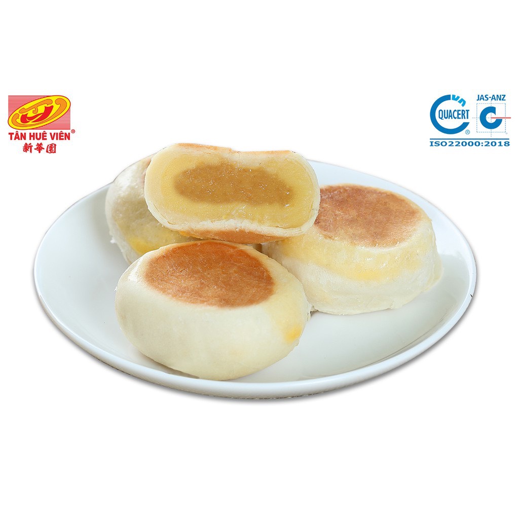 Bánh Pía Đậu Sầu Riêng Chay Tân Huê Viên Túi 12 Bánh