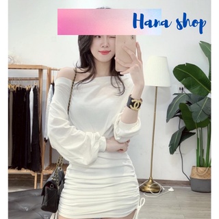 Set áo phông chữ hate is not family mix chân váy xẻ dây rút n20