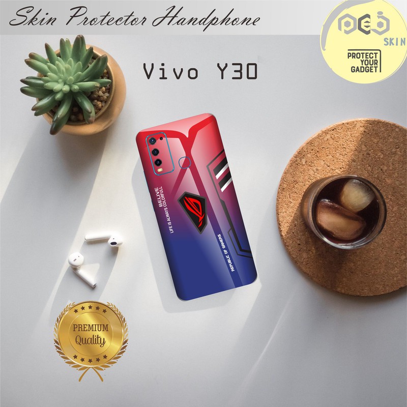 Ốp Điện Thoại Họa Tiết Logo Asrog G Màu Xanh Dương Garskin Hp Vivo Y30