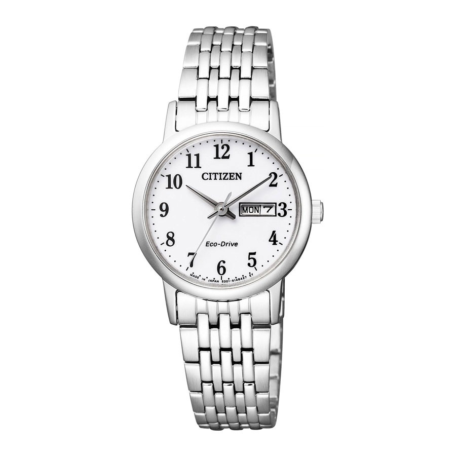 Đồng Hồ Nữ Citizen Dây Thép Không Gỉ EW3250-53A - Mặt Trắng (Sapphire)