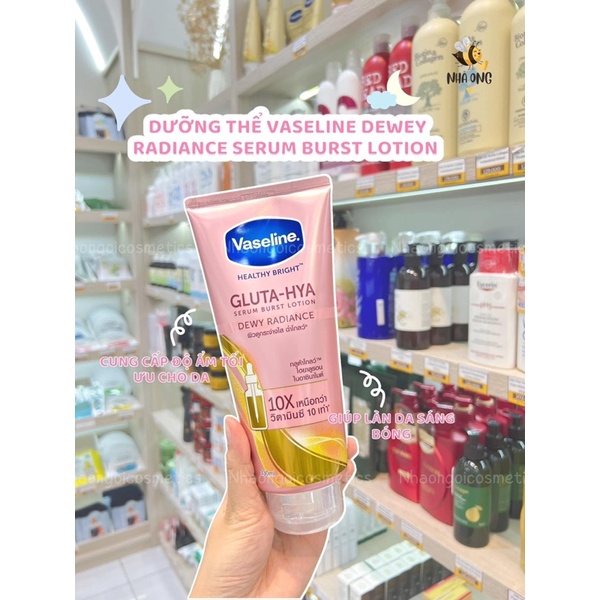 Sữa Dưỡng Thể Vaseline Healthy Bright Gluta-Hya