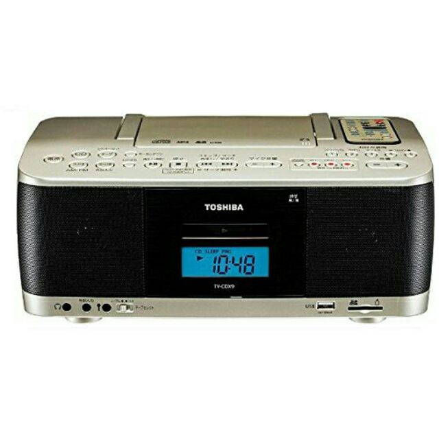 Đài Radio Cassette, CD, SD, USB Toshiba TY-CDX9 (N) - Hàng sản xuất cho thị trường nội địa Nhật chạy điện 100V