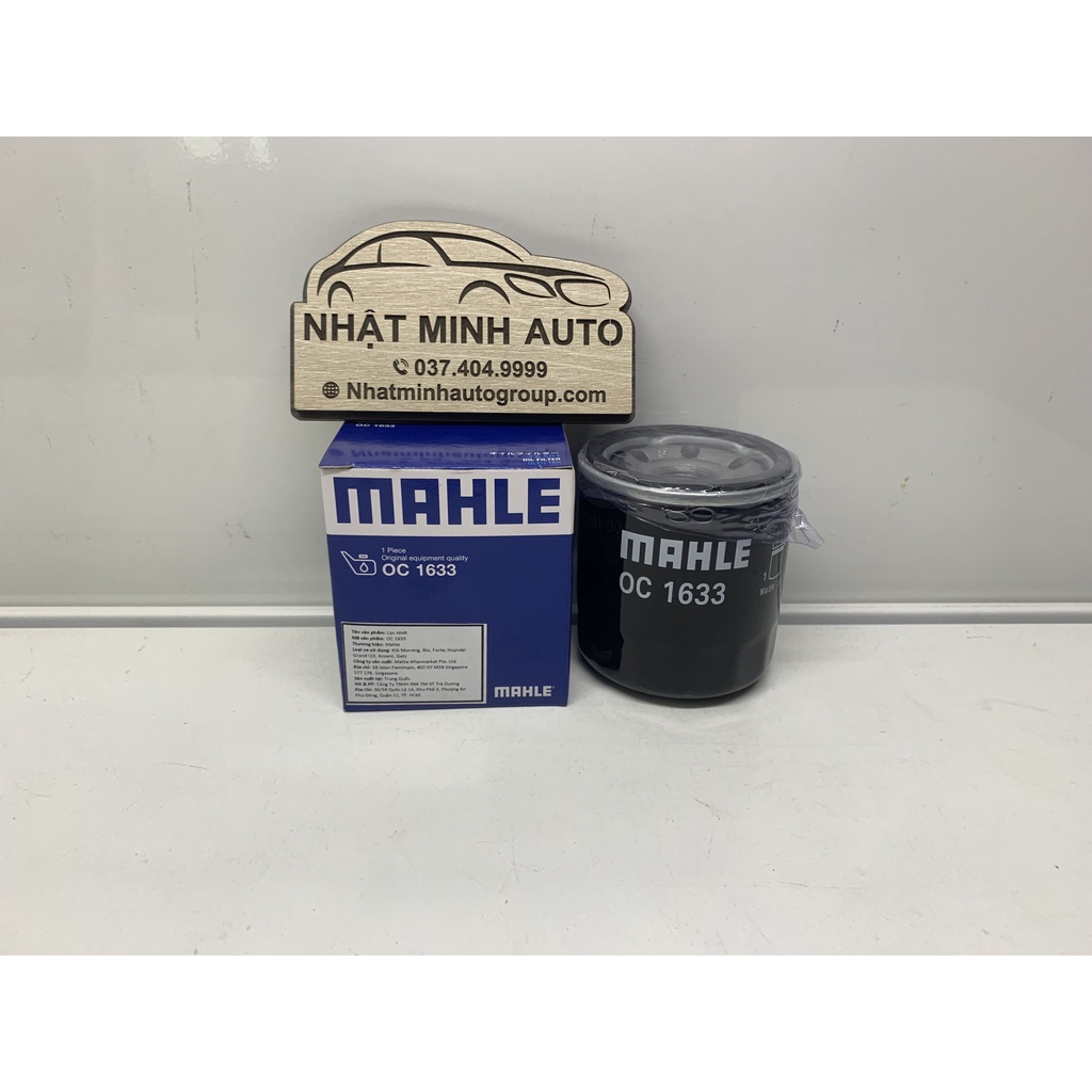 LỌC NHỚT CHO XE KIA MORNING, RIO, HYUNDAI ACCENT, I10. HÃNG MAHLE OC 1633