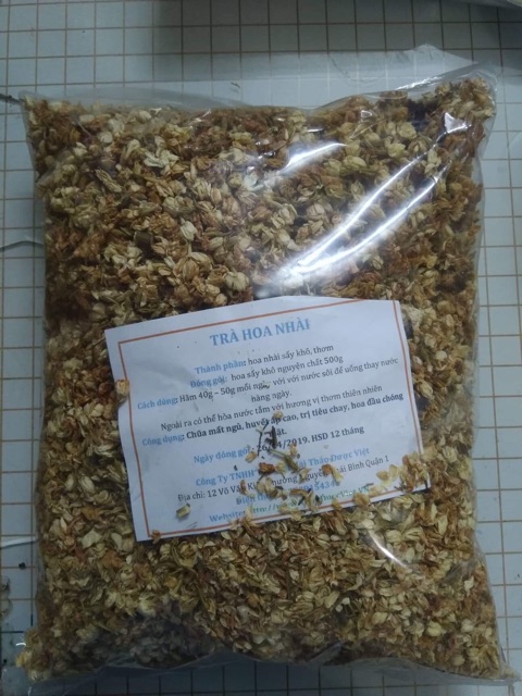 500g trà hoa nhài Tây Bắc giúp ngủ ngon