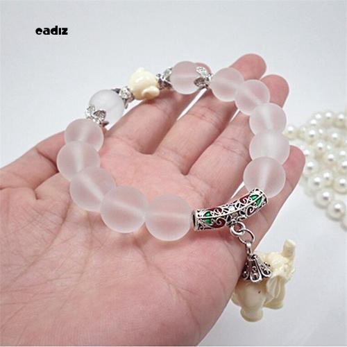 Vòng tay hạt đính hình con voi phong cách Hàn Quốc