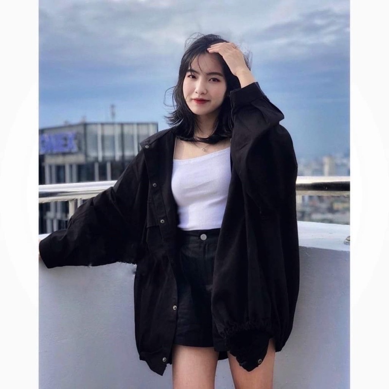 Áo khoác Kaki hai kiểu túi KA12