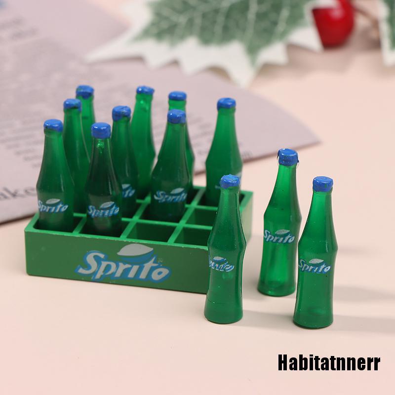 Set 12 Mô Hình Sprite Mini Tỉ Lệ 1: 12 Trang Trí Nhà Búp Bê