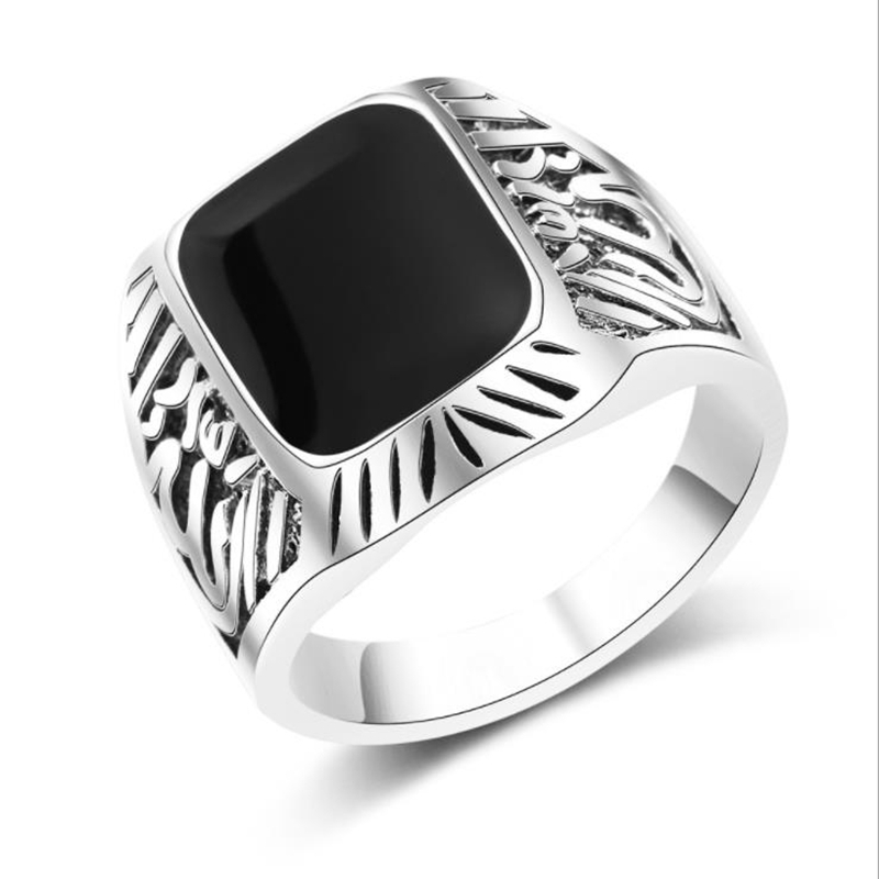 Nhẫn hợp kim phong cách Hồi giáo dành cho nam