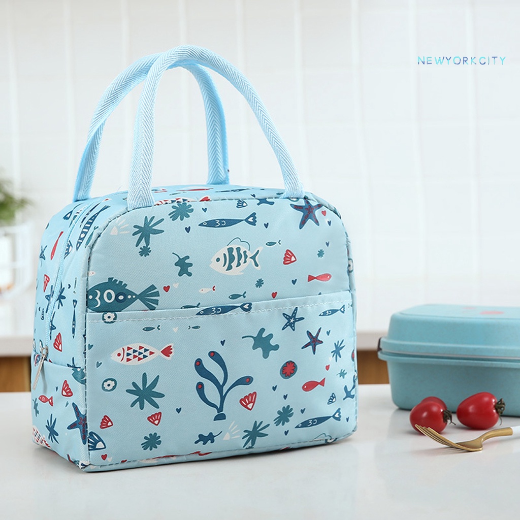 Túi Tote Lá Nhôm Cách Nhiệt Chống Rách Chống Rách Dùng Đi Cắm Trại/Đi Biển NYC