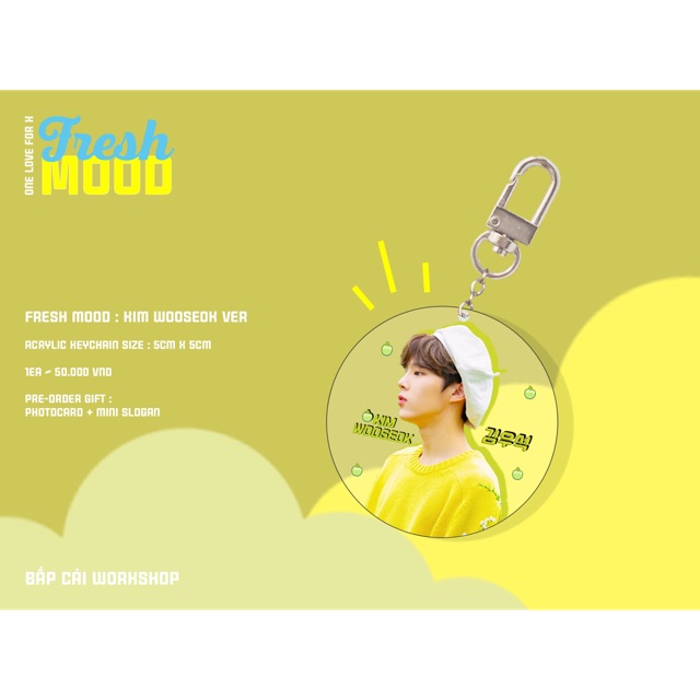 Keyring FRESH MOOD Wooseok ver