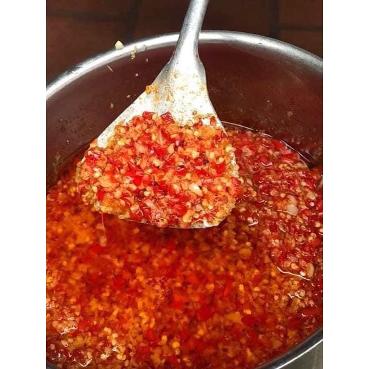 Quận 10 - Sa tế ớt tỏi ớt tươi nhà làm ăn bánh tráng siêu ngon hủ 300gram