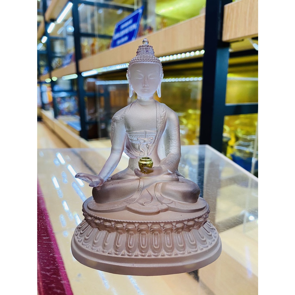 [PBMC] Tượng D.sư 7 thế tay lưu ly 4'' (11cm) (Pho)