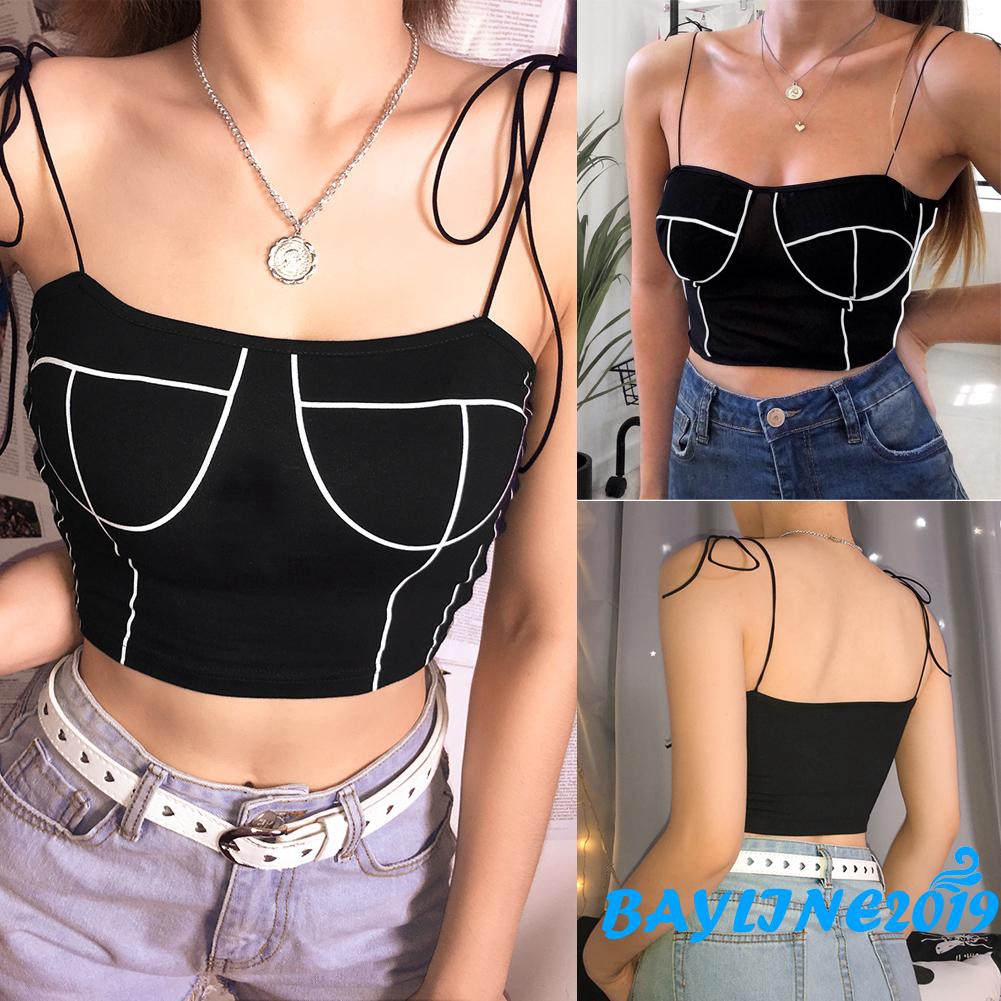 Áo croptop 2 dây quyến rũ thời trang dành cho nữ