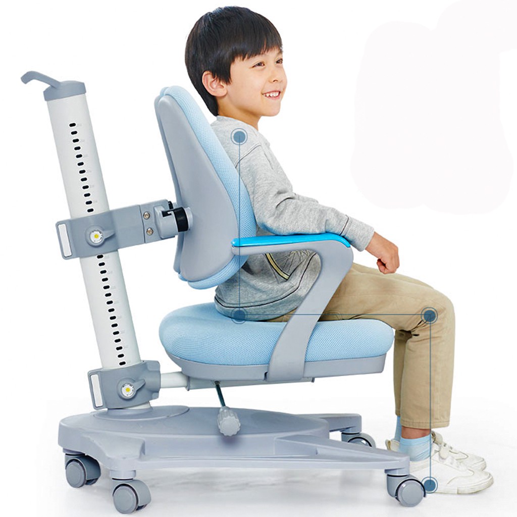 Ghế chống gù chống cận cho bé, thay đổi chiều cao phù hợp với người ngồi - Tặng kèm đai chống gù